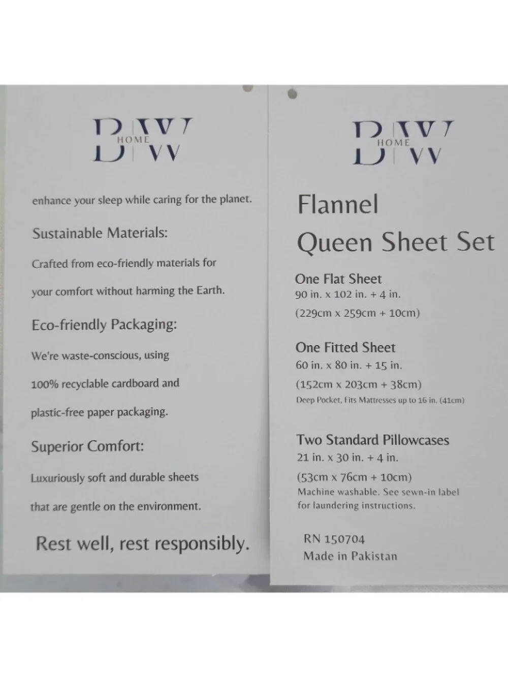 Briarwoodhome 100% Cotton Flannel Queen Sheet Set White with Nano Tech White...